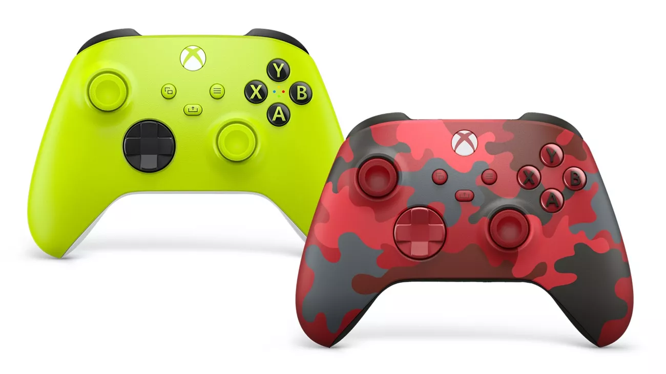 Xbox Wireless Controller Electric Volt und Daystrike Camo Special Edition