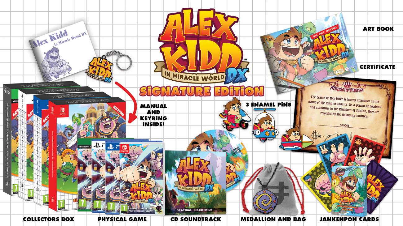 Alex Kidd in Miracle World DX Signature Edition