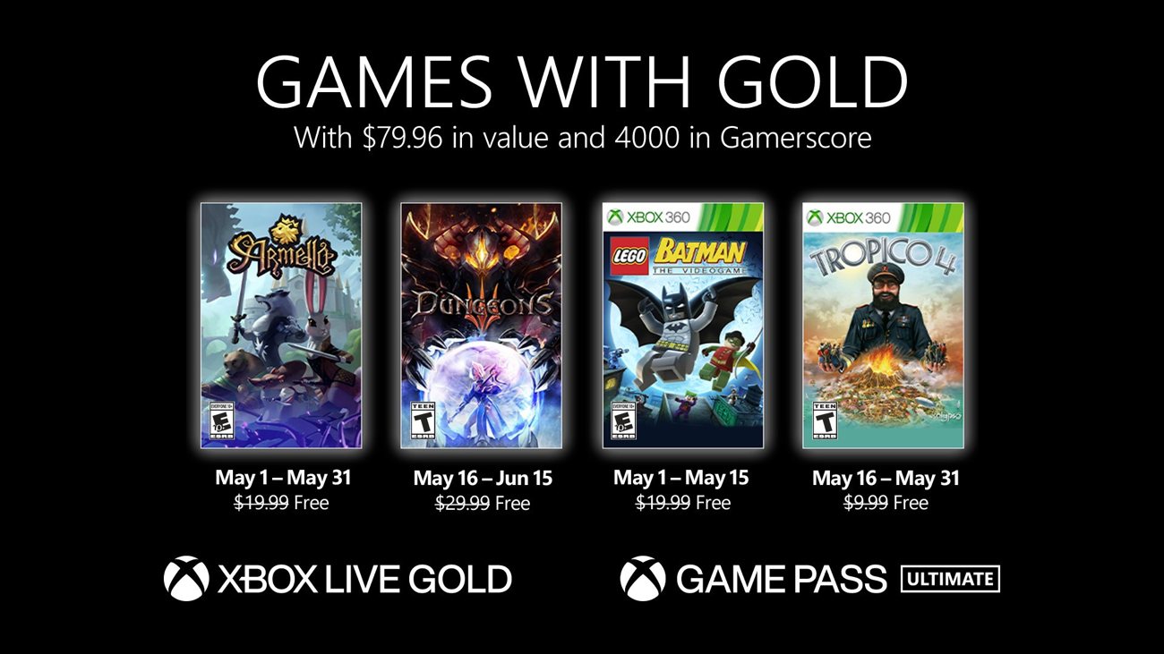 Games with Gold Spiele im Mai 2021
