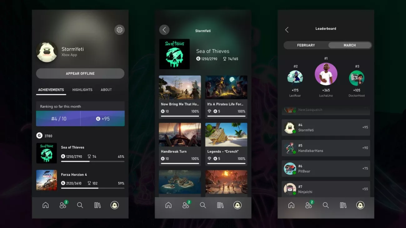 Updates für Xbox App und Xbox Dashboard