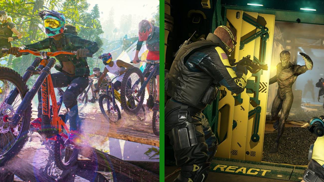 Riders Republic und Tom Clancy's Rainbow Six Extraction