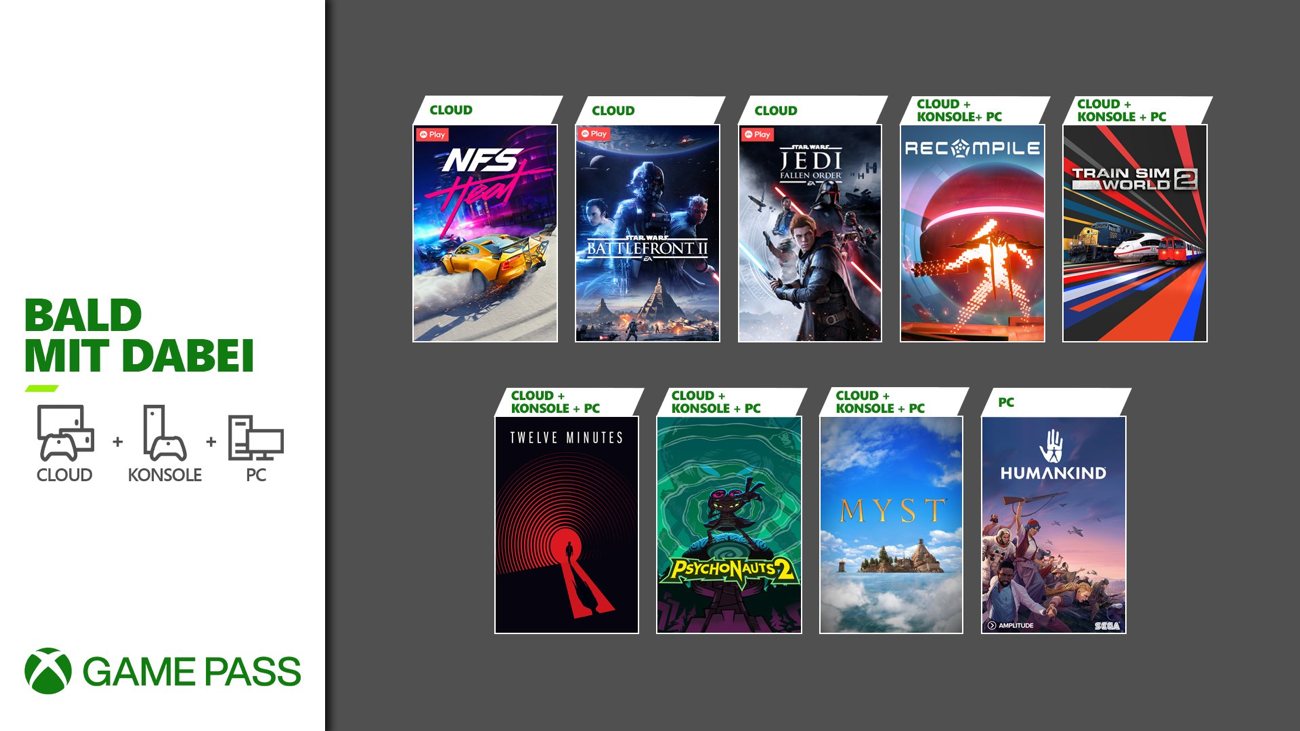 Xbox Game Pass - August 2021