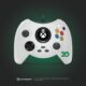 Hyperkin Duke Xbox 20th Anniversary Edition Controller in weiß