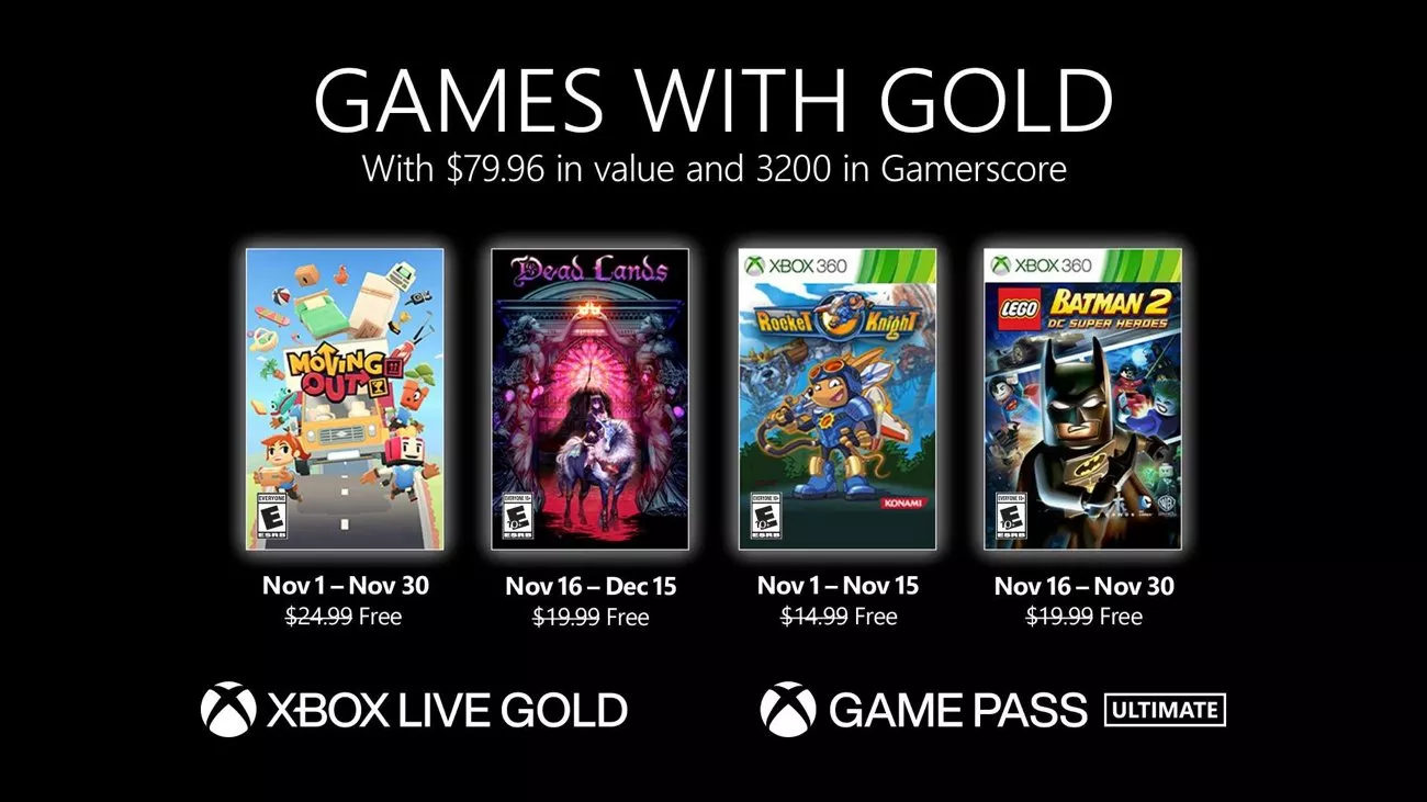Games with Gold November 2021