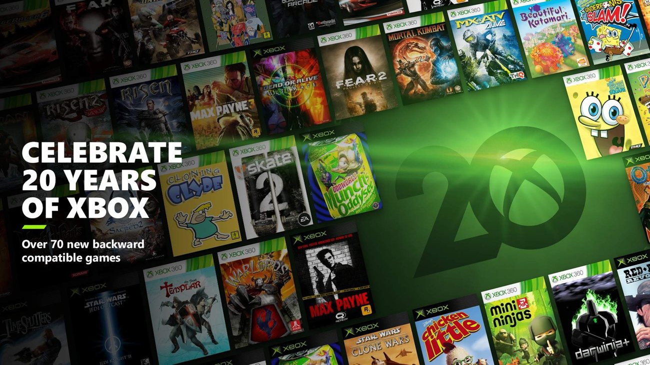 20 Jahre Xbox - Abwärtskompatibilität