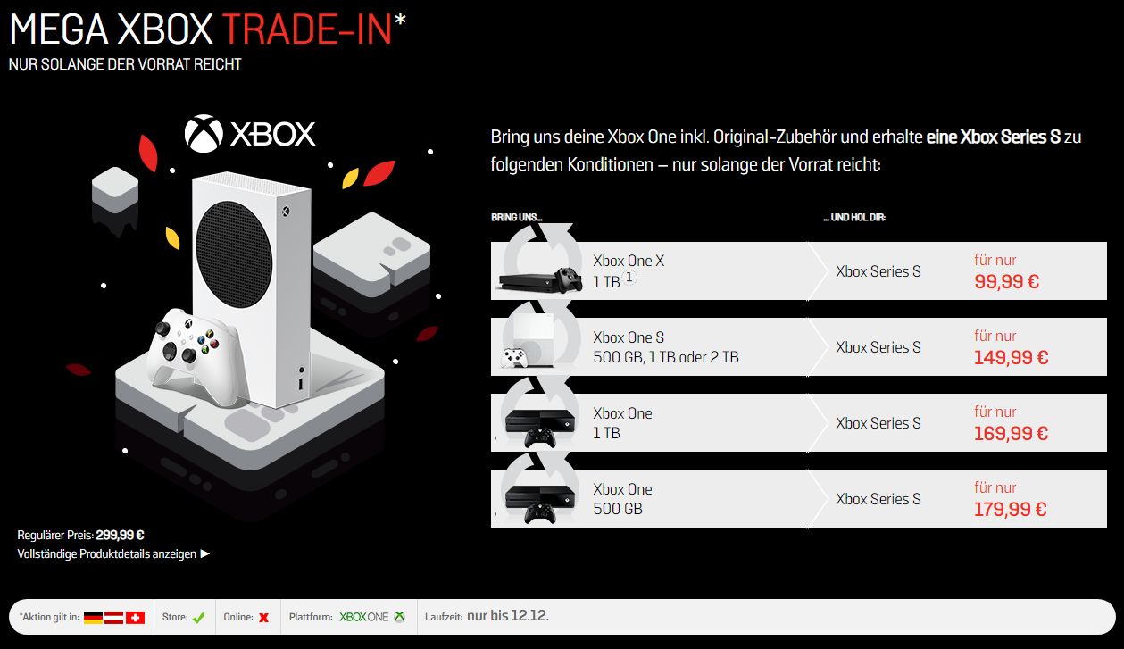 GameStop - Xbox Series S Trade-In