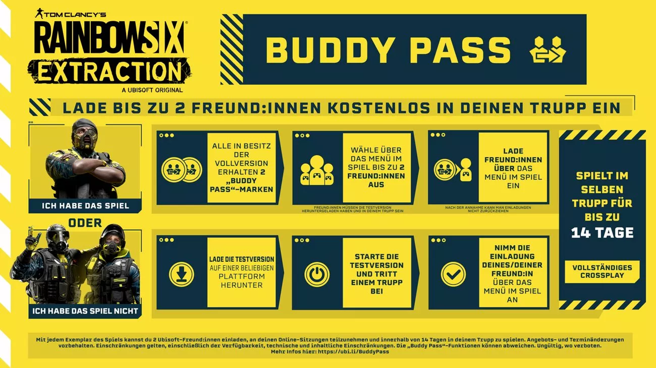 Rainbow Six Extraction - Buddy Pass