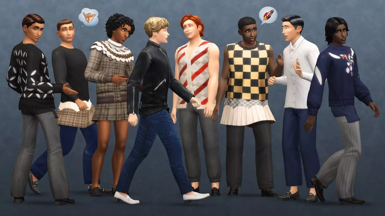 Die Sims 4 Moderne Männermode-Set
