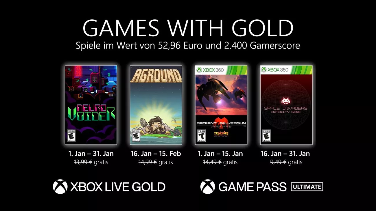 Games with Gold - Januar 2022