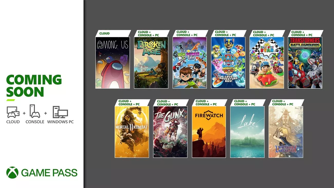 Xbox Game Pass - Dezember 2021