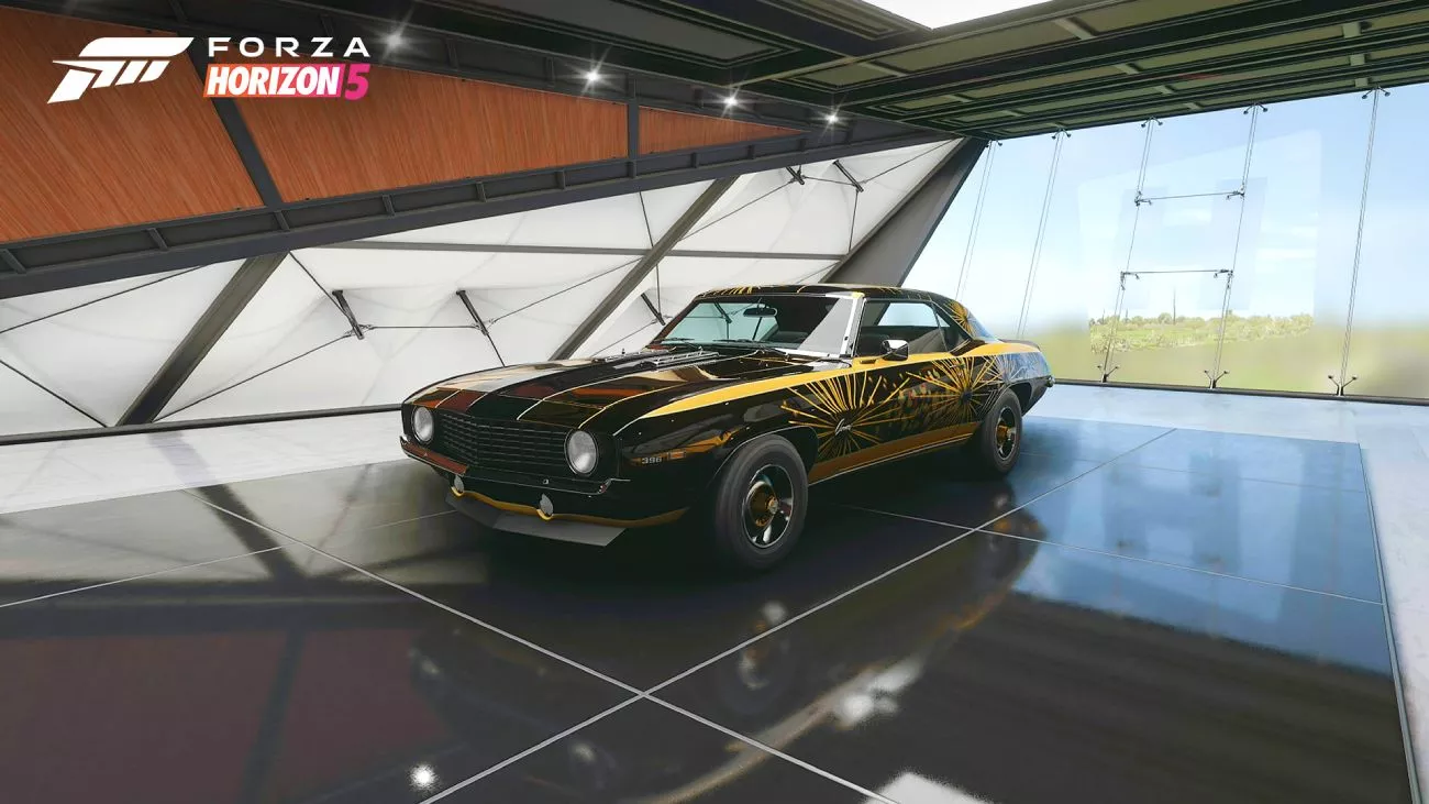 Forza Horizon 5 Neujahrs-Lackierung für den Camaro
