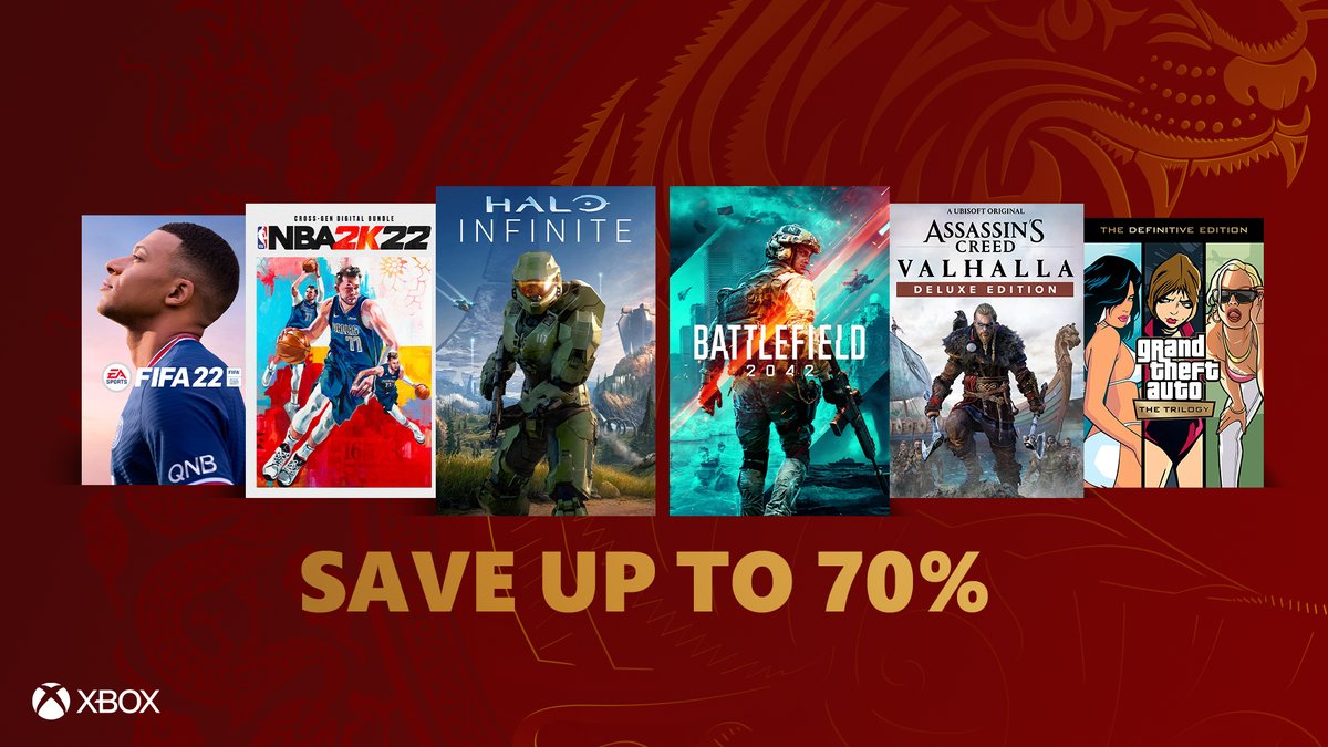 Xbox Sale - Mond-Neujahr