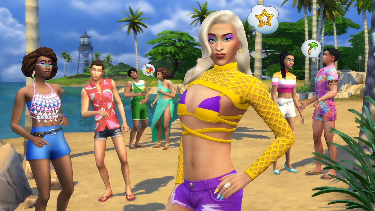 Die Sims 4: Karnevals-Streetwear-Set
