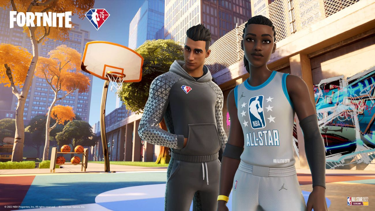 Fortnite x NBA Crossover