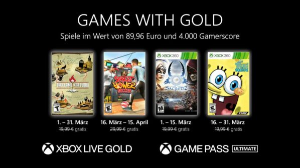Games with Gold - März 2022