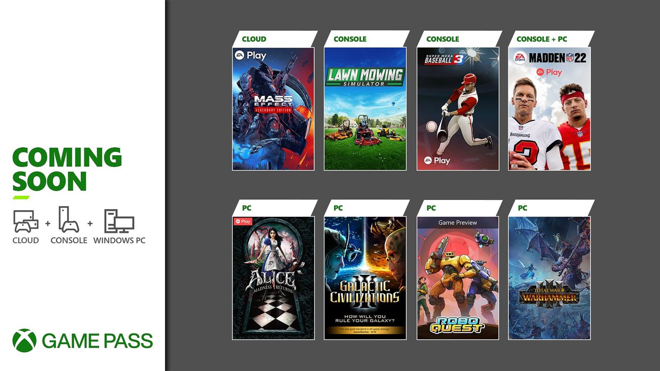 Xbox Game Pass - Februar 2022