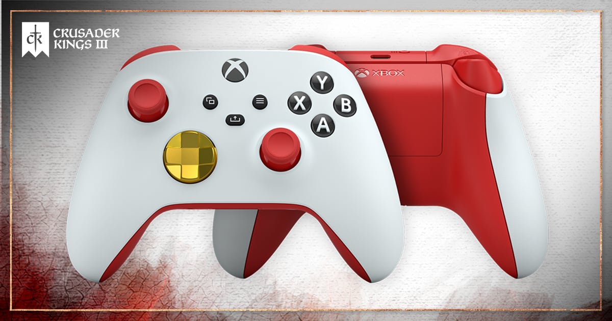 Crusader Kings III Xbox Controller im Xbox Design Lab