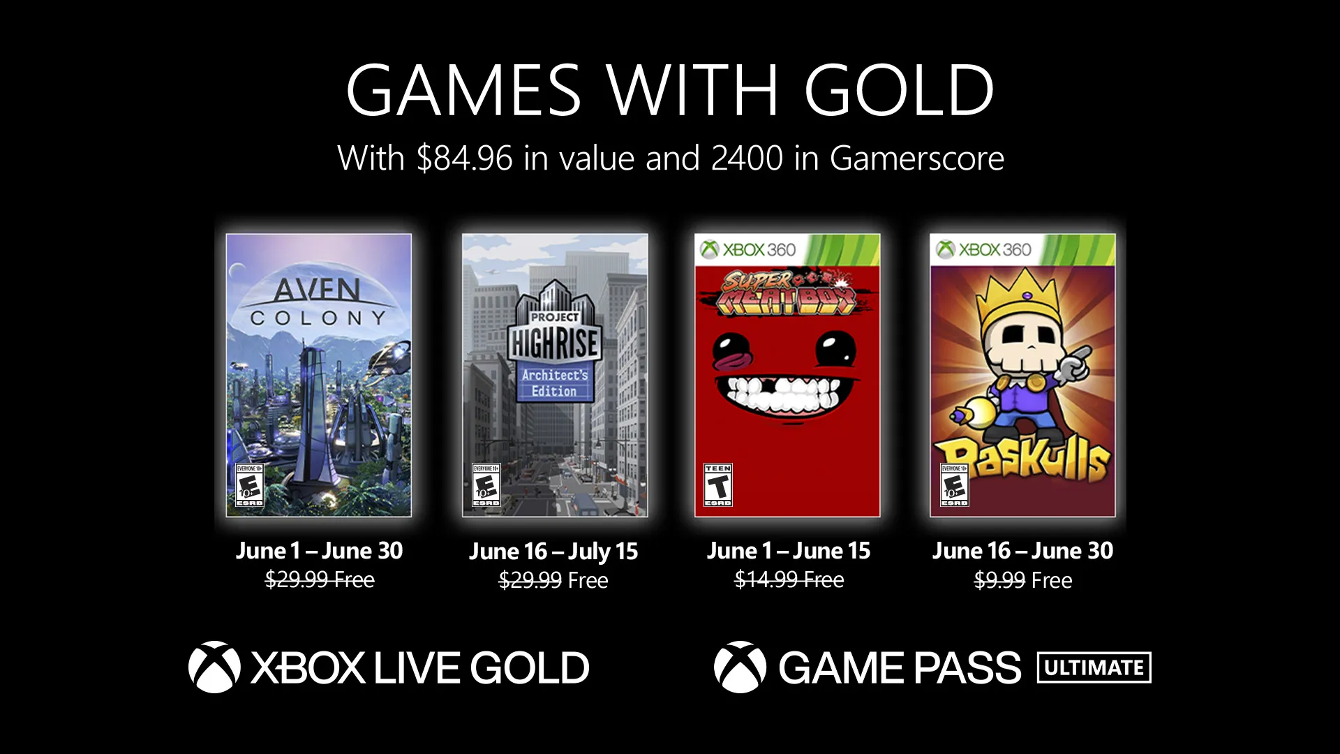 Games with Gold - Juni 2022