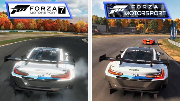 Forza Motorsport vs Forza Motorsport 7