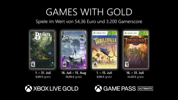 Games with Gold - Juli 2022