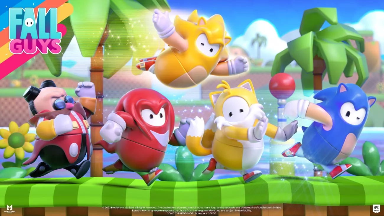 Fall Guys x Sonic Crossover