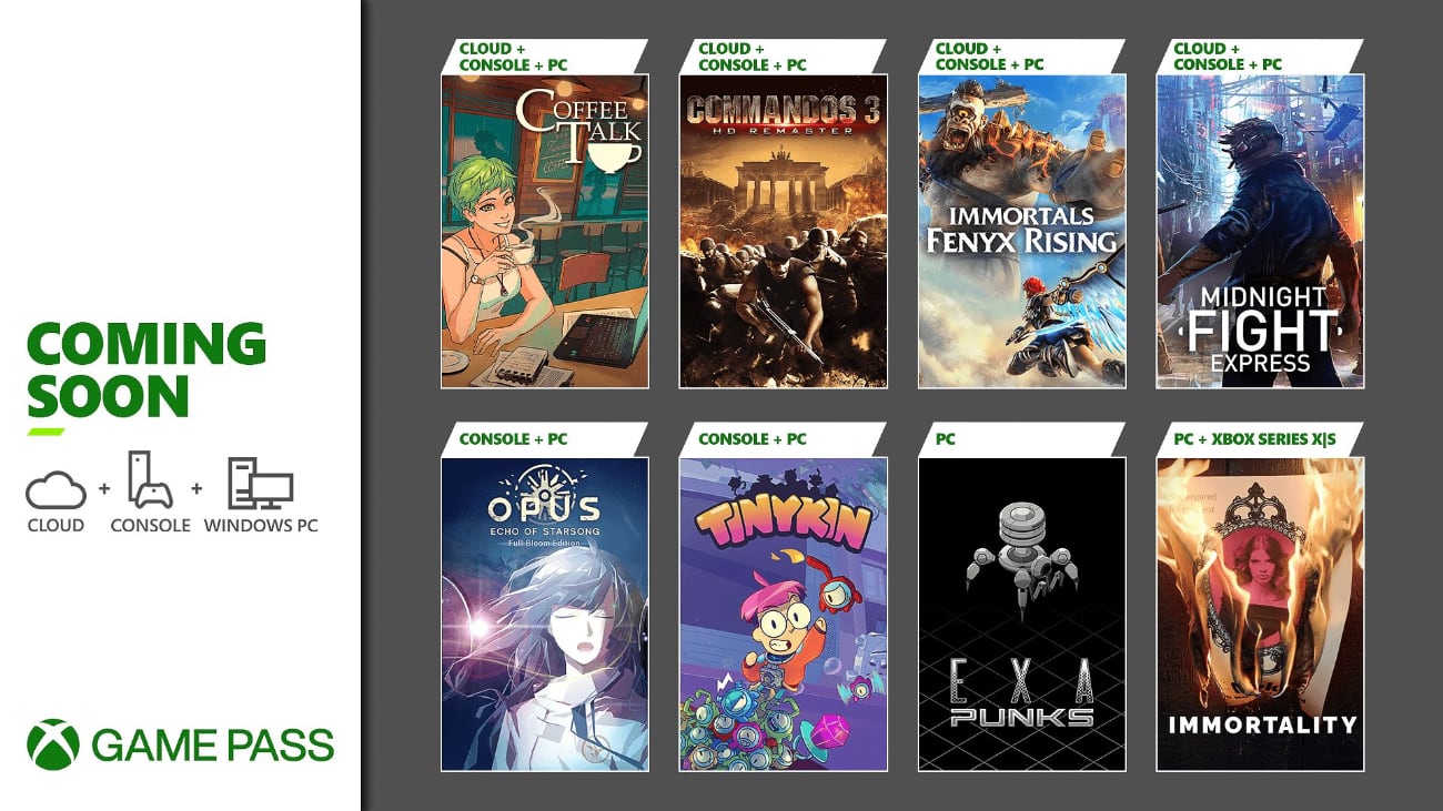 Xbox Games Pass August 2022