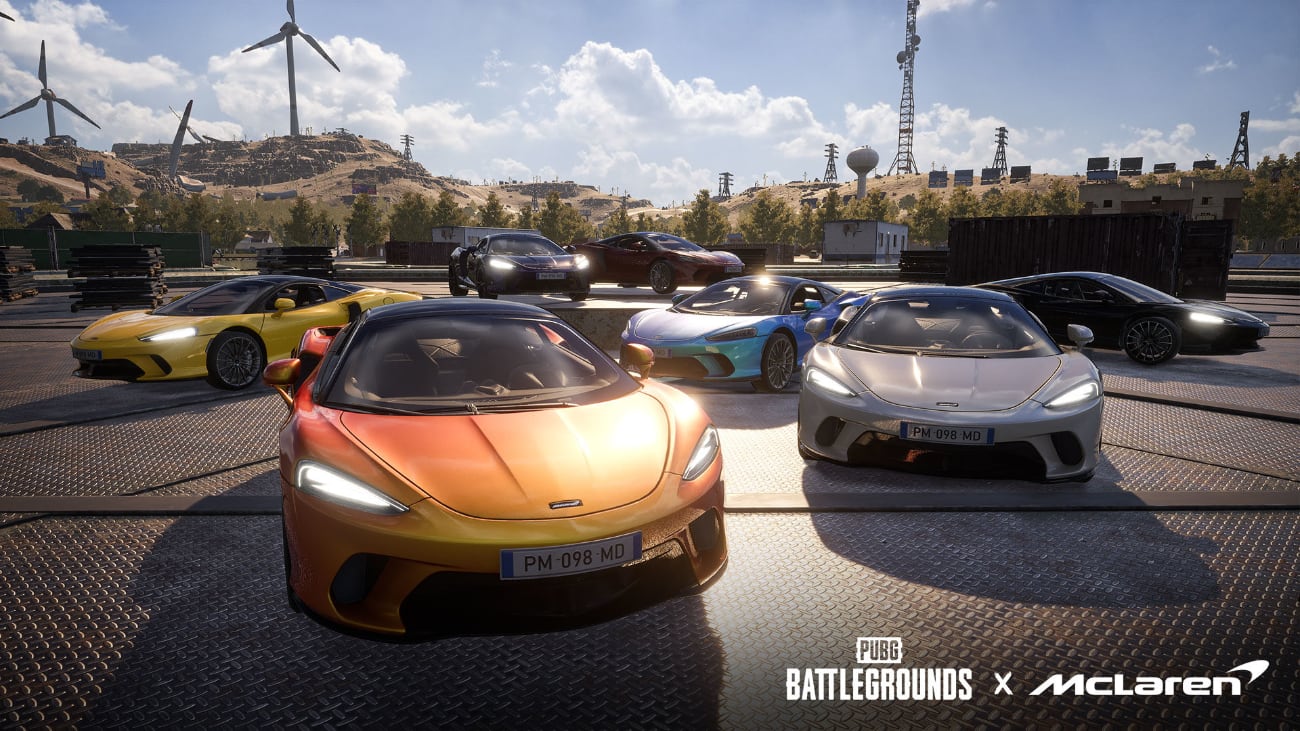 PUBG: BATTLEGROUNDS - Exklusive McLaren GT-Fahrzeug-Skins