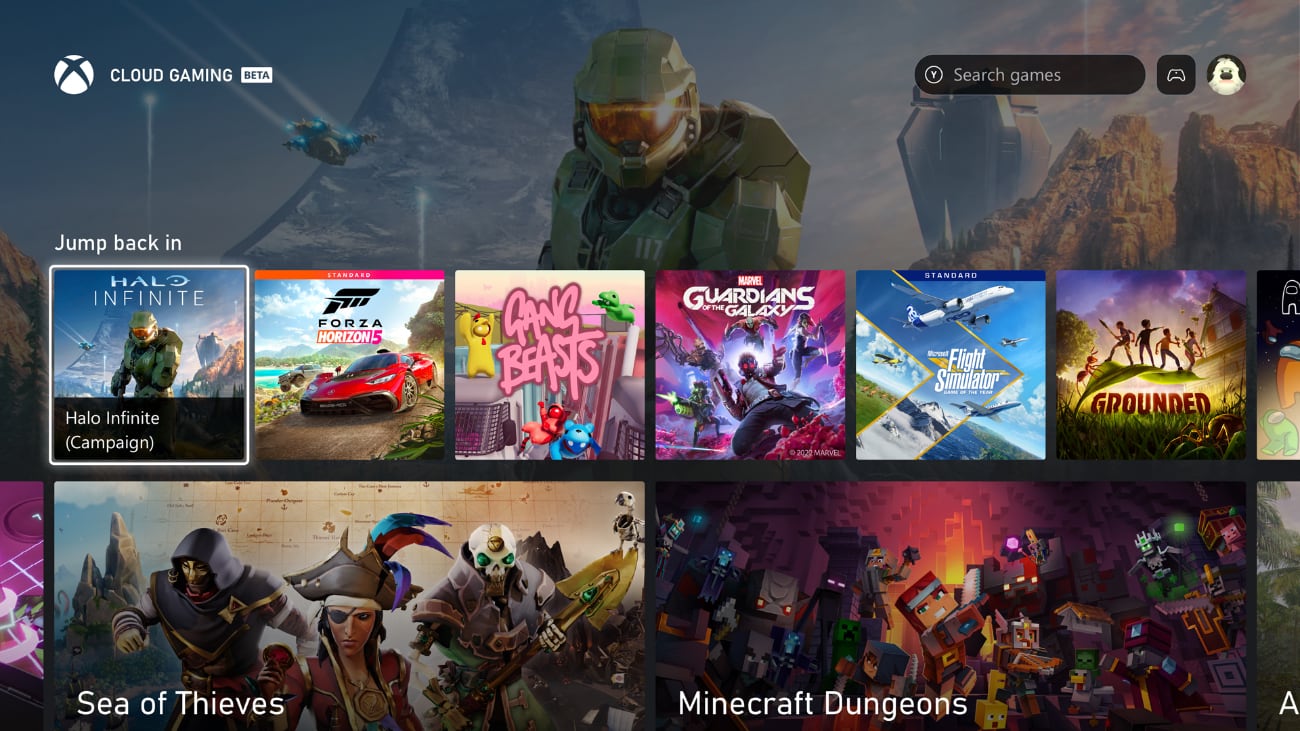 Xbox TV App auf Samsung TV
