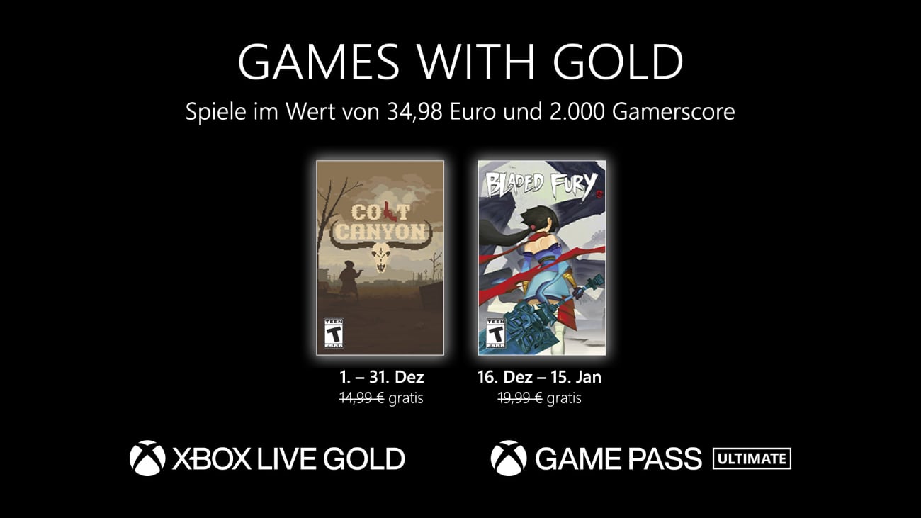 Games with Gold - Dezember 2022