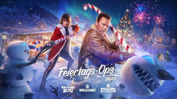 World of Tanks: Arnold Schwarzenegger und Milla Jovovich