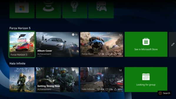 Xbox Home Experience - Xbox Dashboard