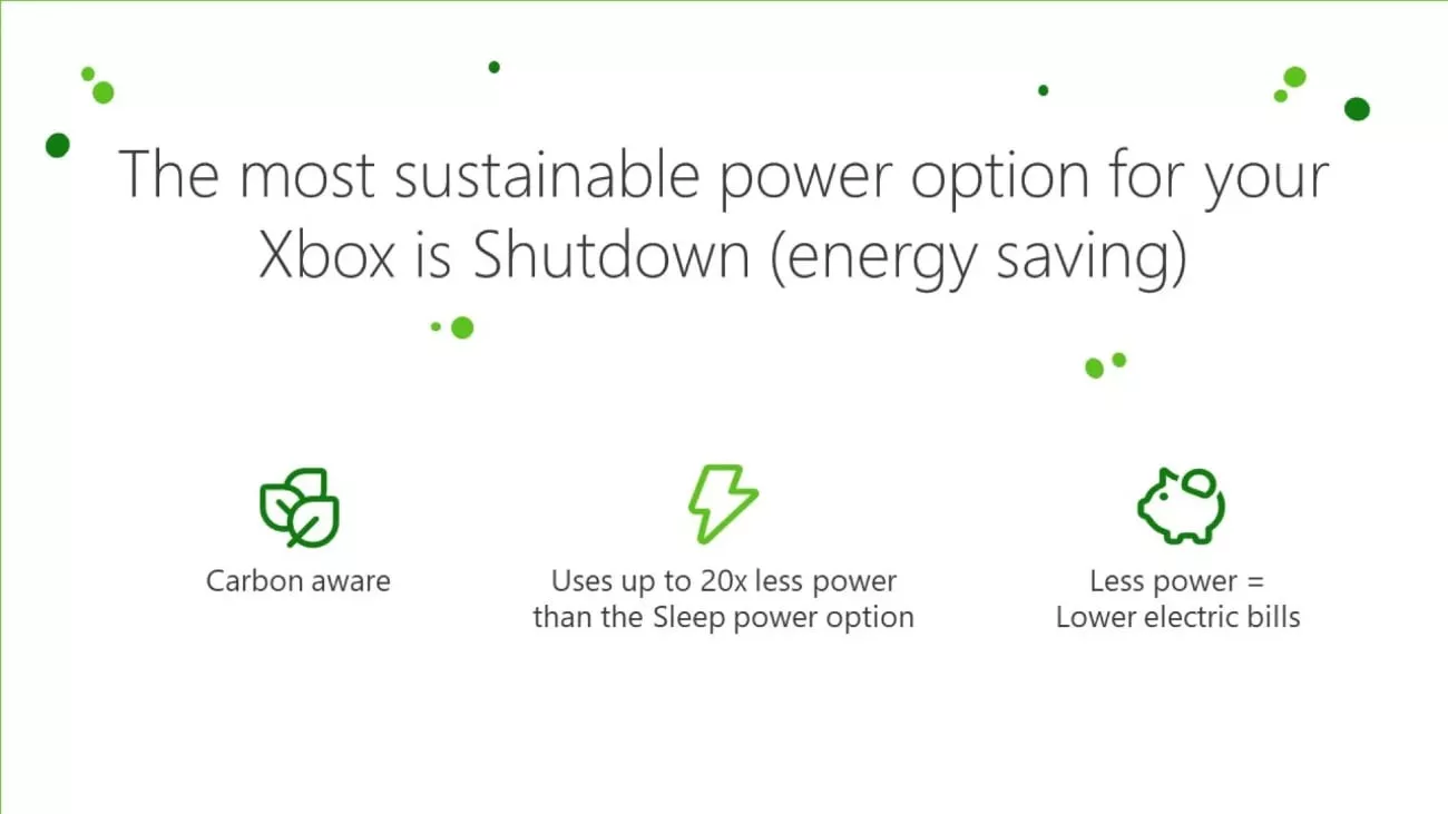 Xbox - klimabewusste Spieledownloads