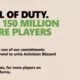 Call of Duty Anzeige