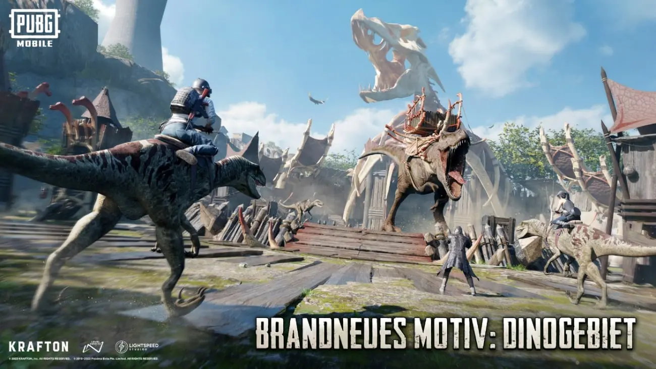 PUBG Mobile Version 2.6: Reise ins Zeitalter der Dinosaurier