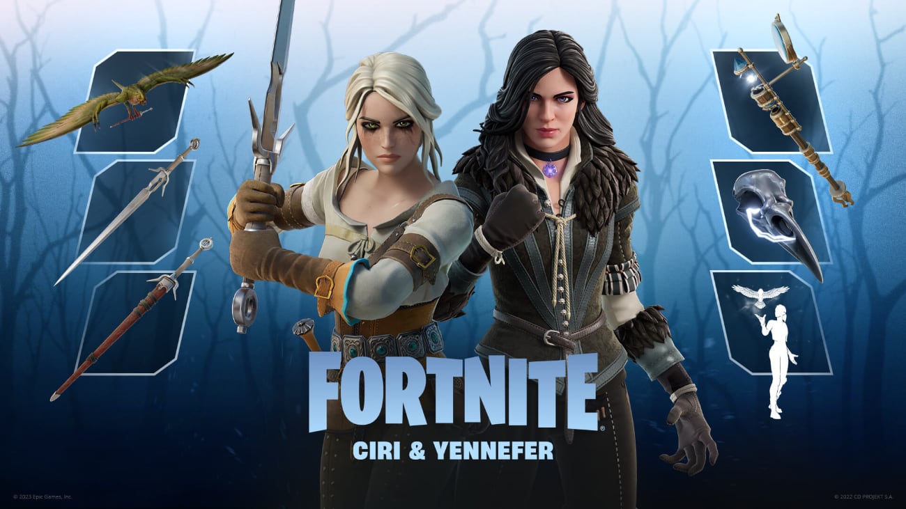 Fortnite: Ciri und Yennefer