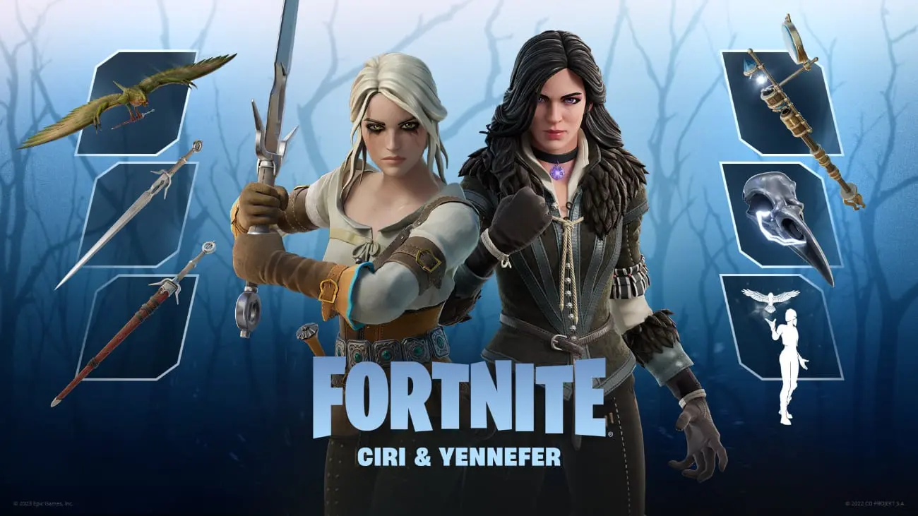 Fortnite: Ciri und Yennefer