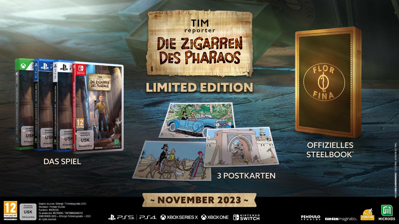 Tintin Reporter – Die Zigarren des Pharaos: Inhalt der Limited Edition