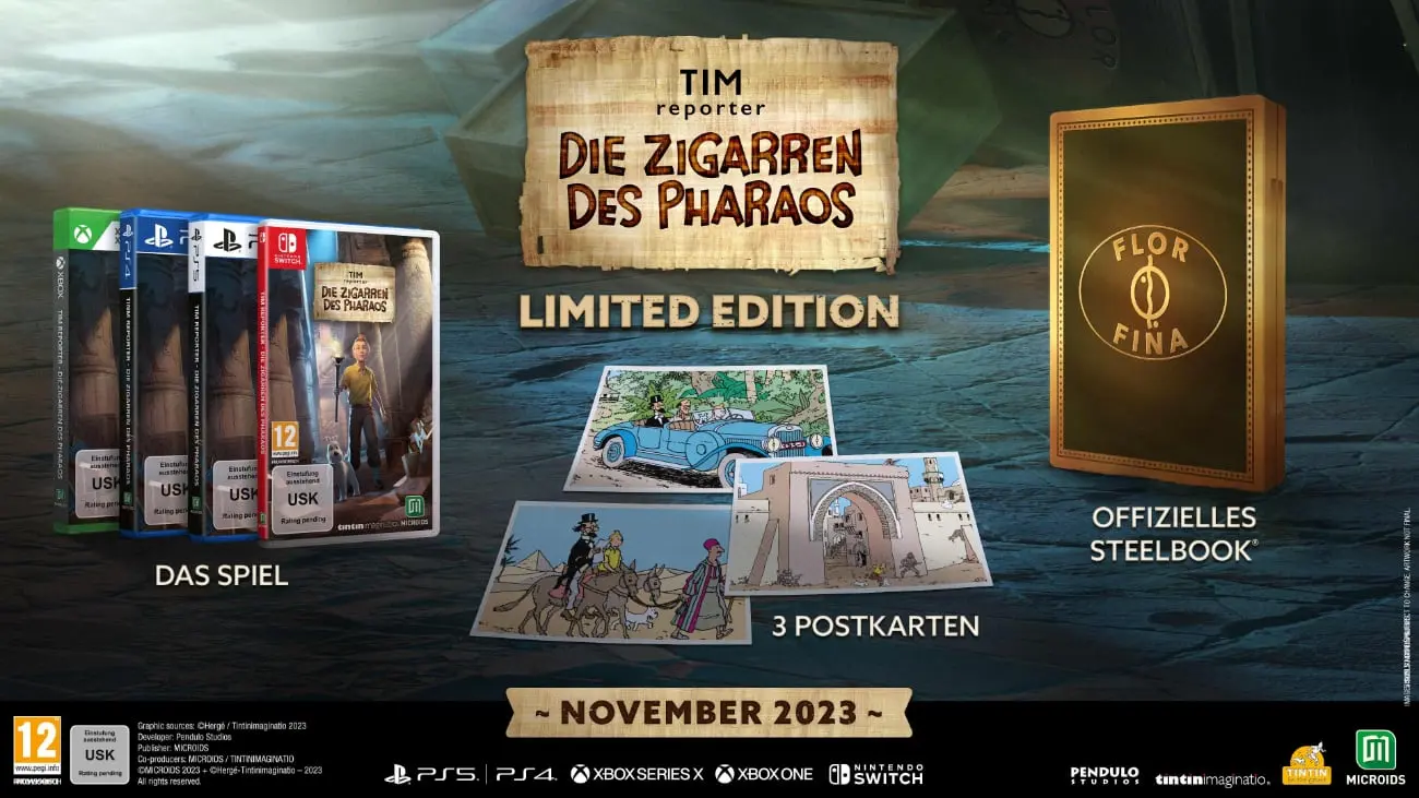 Tintin Reporter – Die Zigarren des Pharaos: Inhalt der Limited Edition