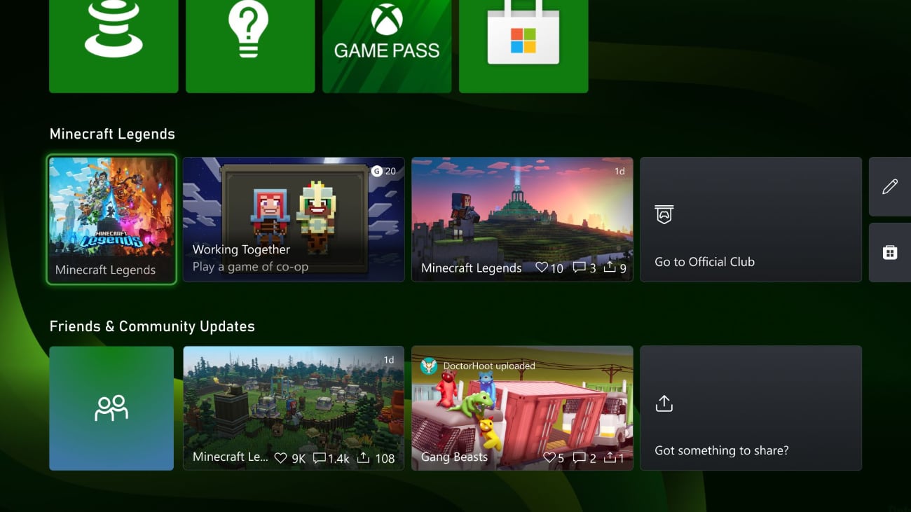 Xbox enthüllt neue Home Experience - Dashboard für Konsolen