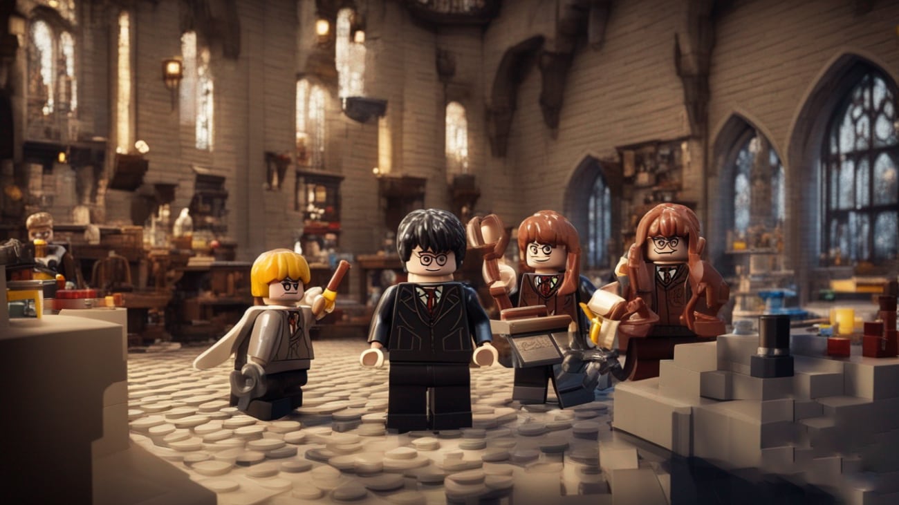 Harry Potter - LEGO Style by Stability AI