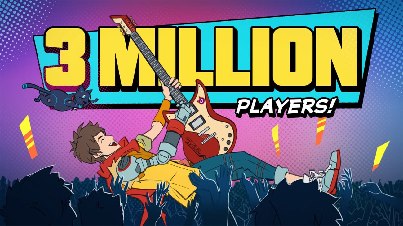 Hi-Fi RUSH erreicht 3 Millionen Spieler
