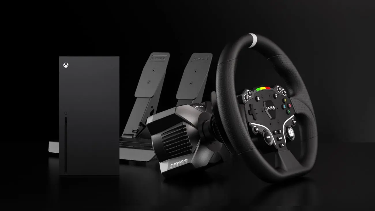 Moza R3 - Racing Wheel - Pedals