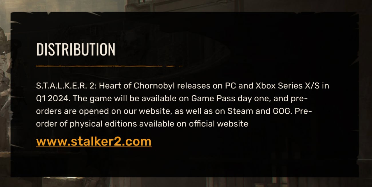 STALKER 2: Heart of Chornobyl