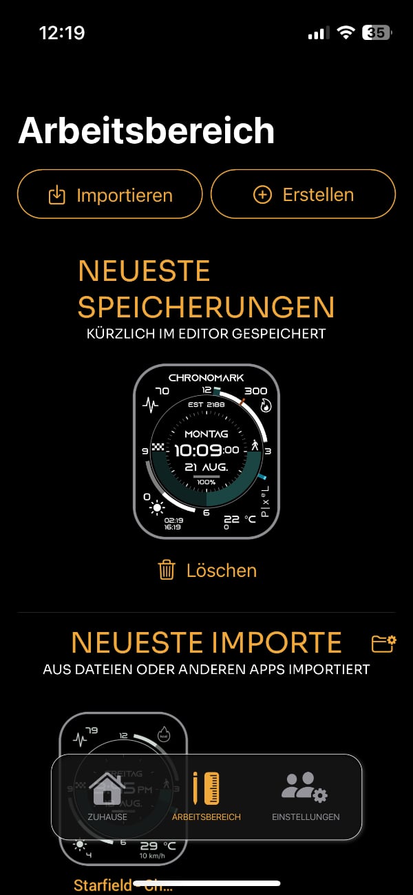 Starfield Chronomark - Apple Watch Face