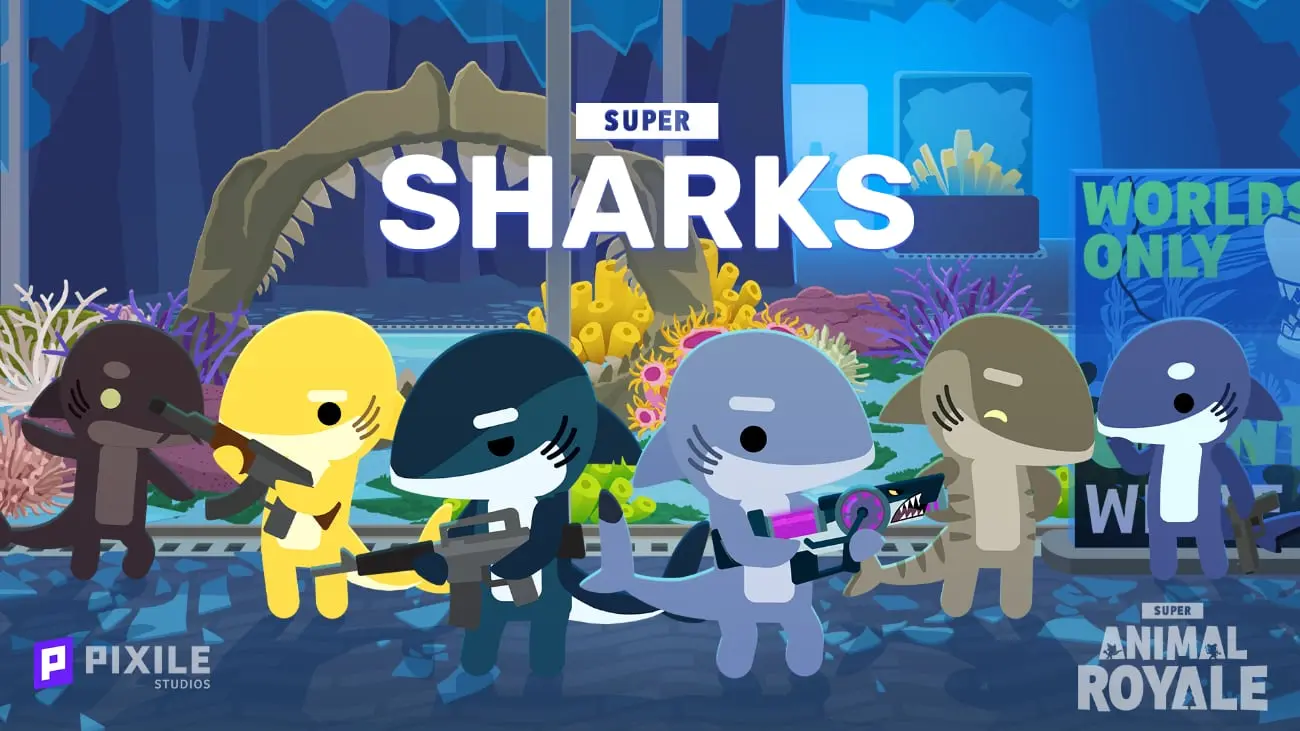 Super Animal Royale: Die Superhaie