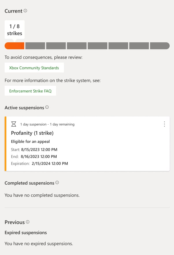 Enforcement Strike System