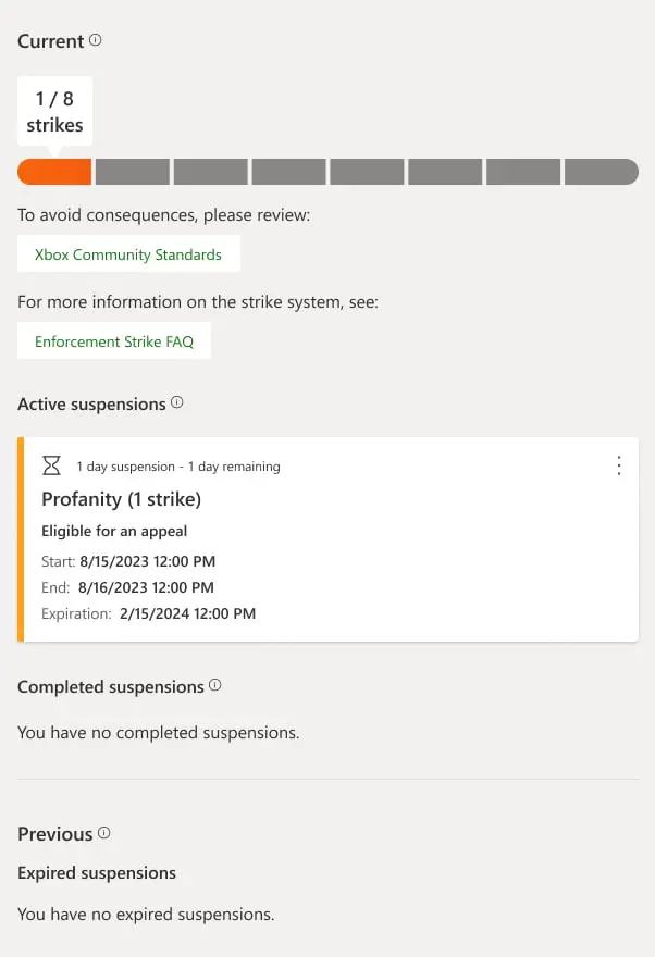 Enforcement Strike System