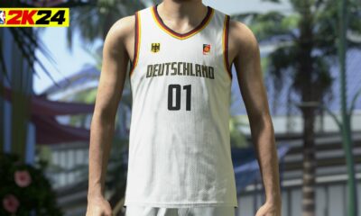 NBA 2K24: Die offiziellen Trikots des Deutschen Basketball Bundes (DBB) jetzt im Spiel erhältlich