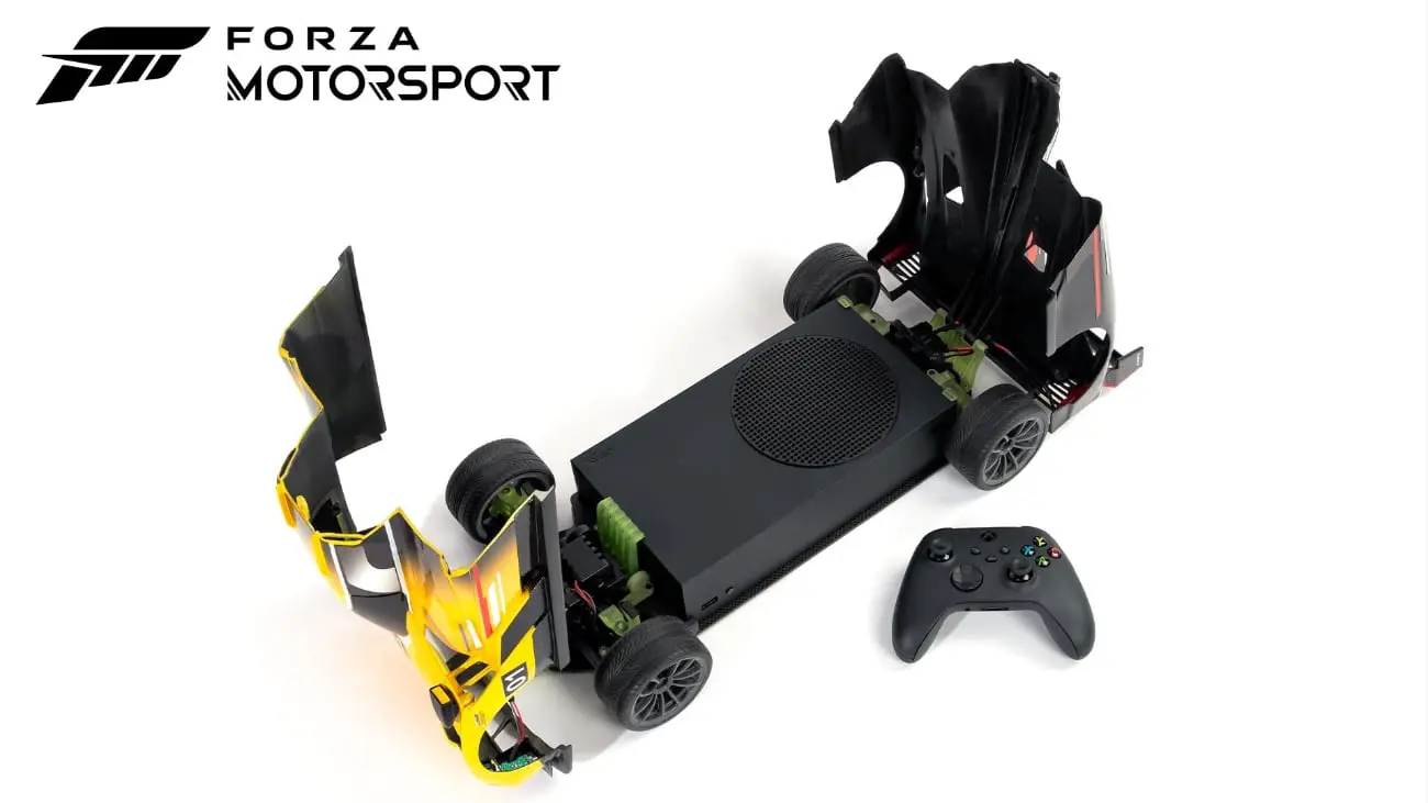 Forza Motorsport: Exklusives RC-Auto mit integrierter Xbox Series S-Konsole enthüllt - Trailer 32 Forza Motorsport: Exklusives RC-Auto mit integrierter Xbox Series S-Konsole
