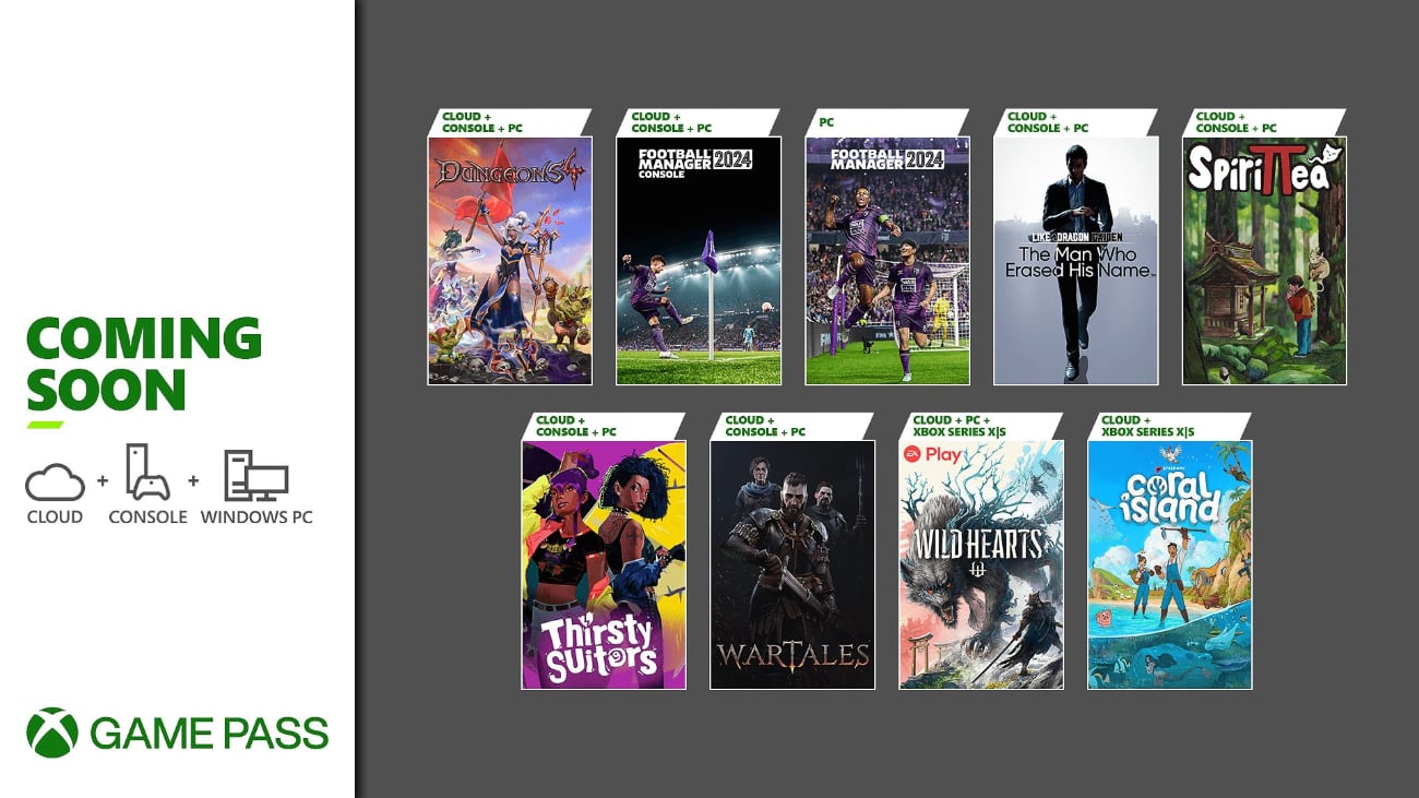 Xbox Game Pass - November 2023